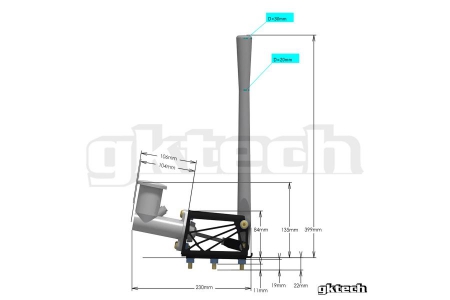 GKTech Dual Caliper Hydraulic Handbrake Kit – Nissan S13/S14/S15/240sx/Cefiro