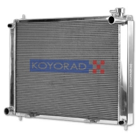 Koyo Aluminum Radiator: 03-06 Nissan 350Z Crossflow