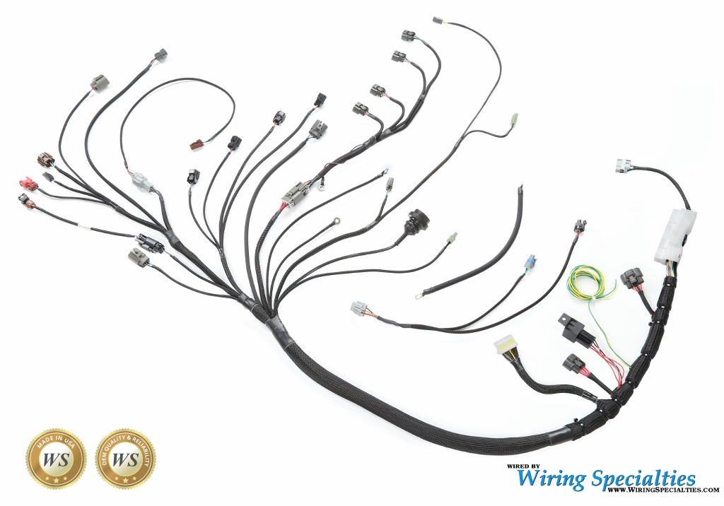 Wiring Specialties S13 SR20DET Wiring Harness for Mazda RX7 FD – PRO SERIES