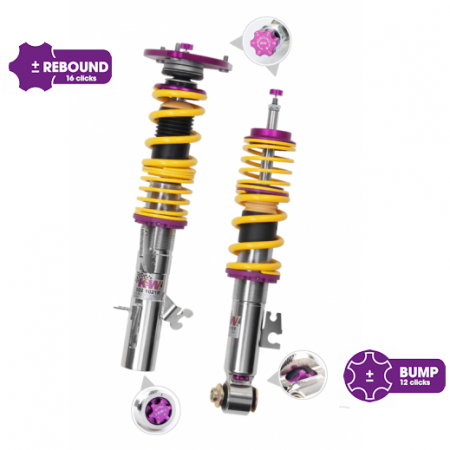 KW Clubsport 2 way Coilovers – BMW 3 Series F30 4 Series F32 2wd w/o EDC