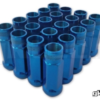 GKTech Blue Open Ended Lug Nuts, M12 x 1.5