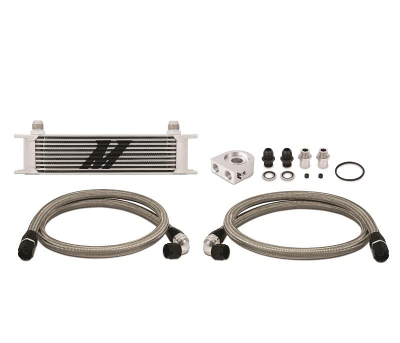 Mishimoto 79-93 Ford Mustang 5.0L Oil Cooler Kit – Silver