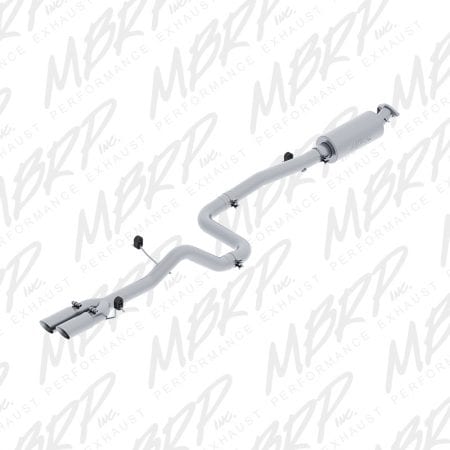 MBRP 3″ 409 Stainless Cat Back, Dual Outlet – 2014-2016 Ford Fiesta 1.6L Ecoboost