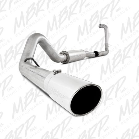 MBRP 4″ Turbo Back w/ Single Side (Stock Cat) Exit – 2003-2005 Ford Excursion 6.0L