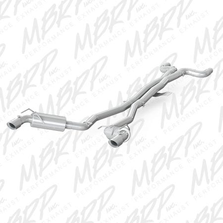 MBRP 3″ Dual Cat Back w/ Round Tips – 2010-2015 Chev Camaro, V8 6.2L 6 Speed