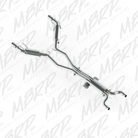 MBRP 3″ Dual Cat Back w/ Round Tips – 2010-2015 Chev Camaro, V8 6.2L Automatic (L99)