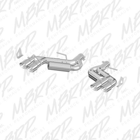 MBRP 3″ Dual Axle Back w/ Quad Tips – 2016 Chev Camaro, V8 6.2L 6 Speed