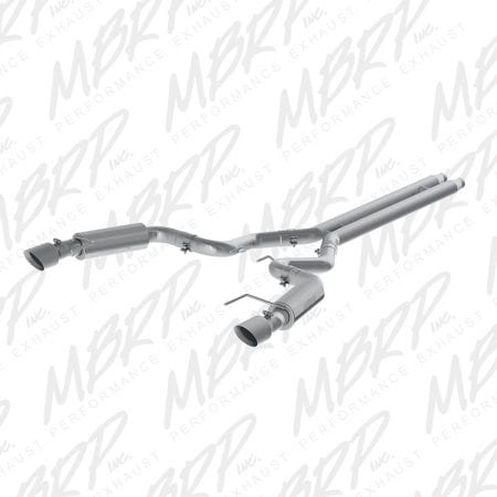 MBRP 3″ Cat Back w/ Dual Split Rear, Race Version – 2015-2016 Ford Mustang GT 5.0 – Convertible