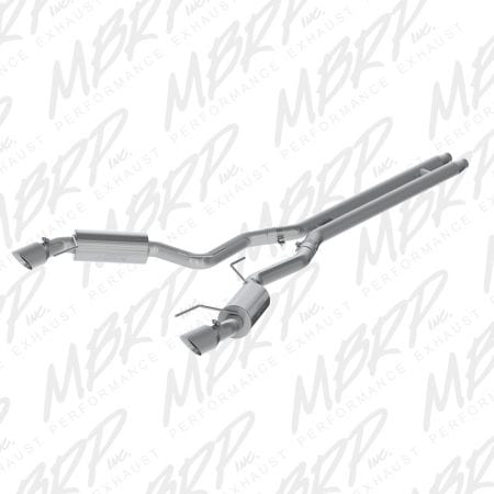 MBRP 3″ Cat Back w/ Dual Split Rear, Street Version – 2015-2016 Ford Mustang GT 5.0 Coupe