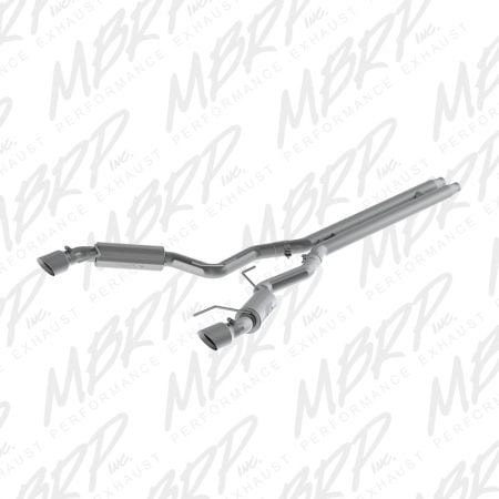 MBRP 3″ Cat Back w/ Dual Split Rear, Race Version – 2015-2016 Ford Mustang GT 5.0 – Coupe Only