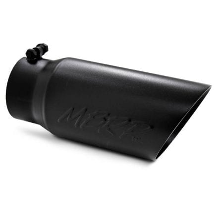 MBRP 12″ Tip – 5″ O.D. Dual Wall Angled 4″ inlet – Black Coated
