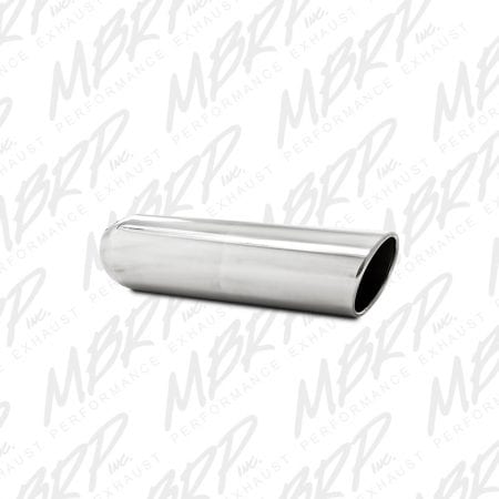 MBRP 16″ Tip – 4″ OD, 3″ inlet, Angled Cut Rolled End, Weld on