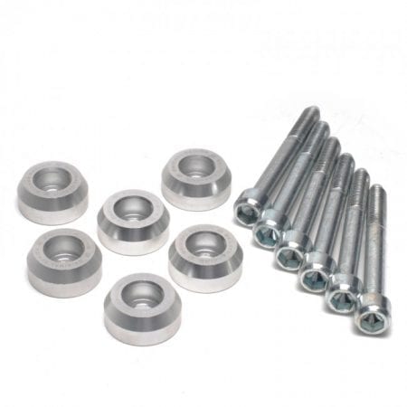 Skunk2 Lower Control Arm Bolt Kit, Clear Anodized