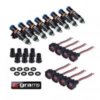 Grams Performance Fuel Injector Kits – 550cc Mustang 86-12, GT, Cobra, Mach 1, Lightning, SVT Raptor injector kit