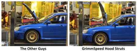 Grimmspeed Hood Struts – Subaru 02-07 Impreza/WRX/STI