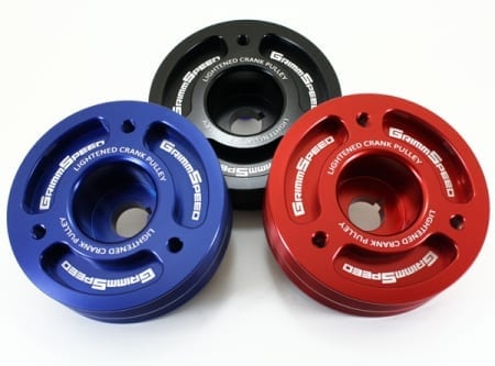 Grimmspeed Lightweight Crank Pulley Red – Subaru All EJ Engines