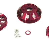 ISR Performance Light Weight Pulley Kit – Red – SR20DET S13