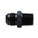 Vibrant Union Adapter Fitting; Size -8 AN x -8 AN – Anodized Black Only