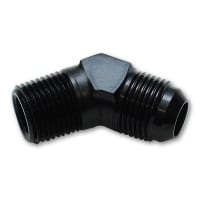 Vibrant 45 Degree Adapter Fitting (AN to NPT); Size: -8 AN x 3/8″ NPT