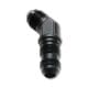 Vibrant -6AN Bulkhead Adapter 90 Degree Elbow Fitting – Anodized Black Only