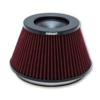 Vibrant THE CLASSIC Performance Air Filter (6″ inlet ID, 3-5/8″ Filter Height) – designed for Bellmouth Velocity Stacks
