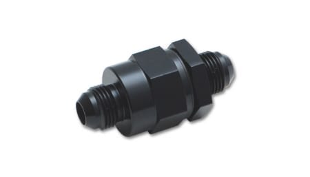 Vibrant Check Valve with Integrated -10AN Male Flare Fittings