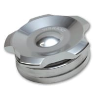 Vibrant 2″ OD Steel Weld Bung + Polished Aluminum Weld Cap