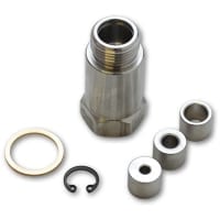 Vibrant Oxygen Sensor Restrictor Fitting with Adjustable Gas Flow Inserts