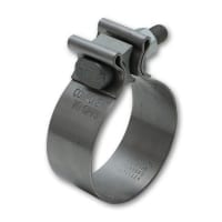 Vibrant Stainless Steel Seal Clamp for 2.25″ O.D. tubing (1.25″ wide band)