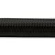 Vibrant 2ft Roll of Black Nylon Braided Flex Hose; AN Size: -10; Hose ID: 0.56″
