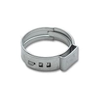 Vibrant Stainless Steel Pinch Clamps: 20.3-23.5mm (Pack of 2)