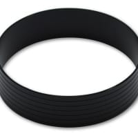 Vibrant Aluminum Union Sleeve for 3-1/2″ Tube O.D. – Hard Anodized Black