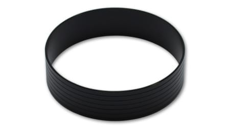 Vibrant Aluminum Union Sleeve for 3-1/2″ Tube O.D. – Hard Anodized Black