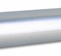 Vibrant 3″ Round Stainless Steel Tip (Single Wall, Angle Cut) – 2.25″ inlet, 18″ long