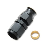 Vibrant -6AN Female to 3/8″ Tube Adapter Fitting (with Brass Olive Insert)