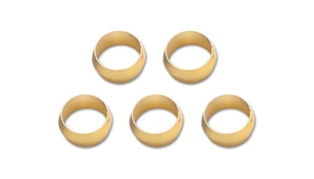 Vibrant Pack of 5, Brass Olive Inserts 5/16″