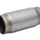 Vibrant Stainless Steel Race Muffler, 4″ inlet/outlet x 5″ long