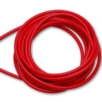 Vibrant 3/16″ (5mm) I.D. x 25ft Silicone Vacuum Hose Bulk Pack – Red
