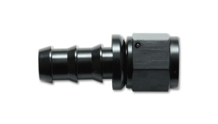 Vibrant Straight Push-On Hose End Fitting; Size: -4 AN