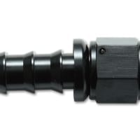 Vibrant Straight Push-On Hose End Fitting; Size: -6 AN