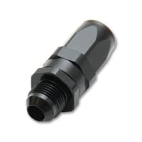Vibrant Male -8AN Flare Straight Hose End Fitting; Hose Size: -8AN