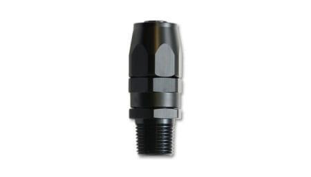 Vibrant -6AN Male NPT Straight Hose End Fitting; Pipe Thread: 1/8 NPT