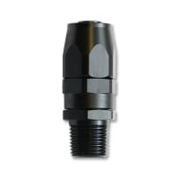 Vibrant -6AN Male NPT Straight Hose End Fitting; Pipe Thread: 1/4″ NPT
