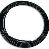 Vibrant 6mm diameter Polyethylene Tubing, 10 foot length – Black