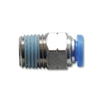 Vibrant 5/32″ (4mm) Male Straight One-Touch Fitting (1/8″ NPT Thread)