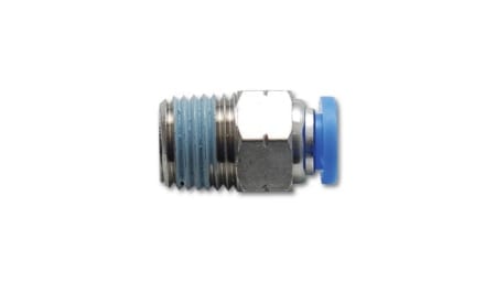 Vibrant 6mm Male Straight One-Touch Fitting (1/4″ NPT Thread)