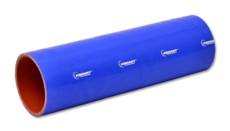 Vibrant 4 Ply Silicone Sleeve, 1″ I.D. x 12″ long – Blue