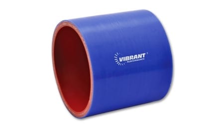 Vibrant 4 Ply Silicone Sleeve, 1.5″ I.D. x 3″ long – Blue