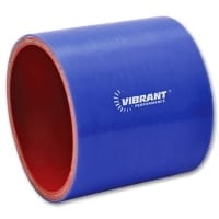 Vibrant 4 Ply Silicone Sleeve, 1.75″ I.D. x 3″ long – Blue