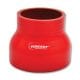 Vibrant 4 Ply Reducer Coupling, 2.75″ x 3″ x 3″ long – Red